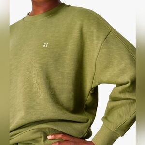 Sweaty Betty Fern Green Sweatshirt, Size M